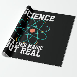 Papel De Regalo Regalo científico   Ciencia Es Como La Magia