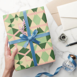 Papel De Regalo Regalo Clásico Lujoso Geométrico Despedida de Solt