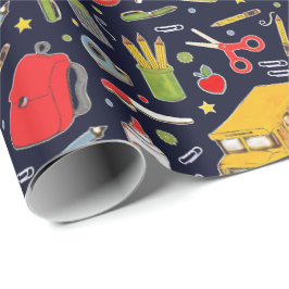 Papel De Regalo Regalo con temas escolares