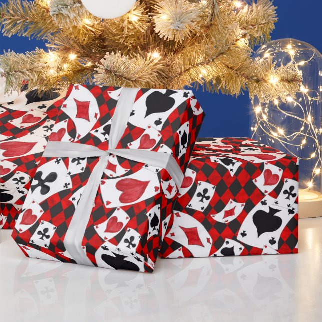 Papel De Regalo Regalo de Alicia en Navidades de Collage en el Paí (Vacaciones)