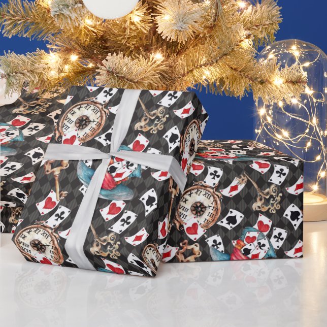 Papel De Regalo Regalo de Alicia en Navidades de Collage en el Paí