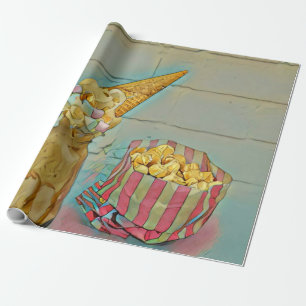 Papel De Regalo Regalo de amante de los helados