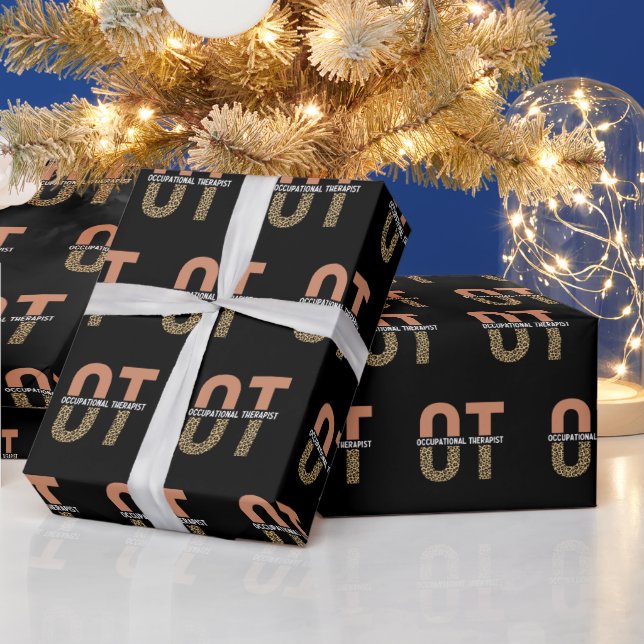 Papel De Regalo Regalo de Apreciación Ocupacional Terapéutica (Vacaciones)