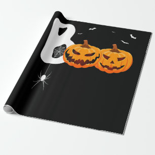 Papel De Regalo Regalo de araña Araña de calabazas de Halloween