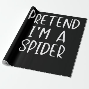Papel De Regalo Regalo de araña Pretender vestuario de araña Hall