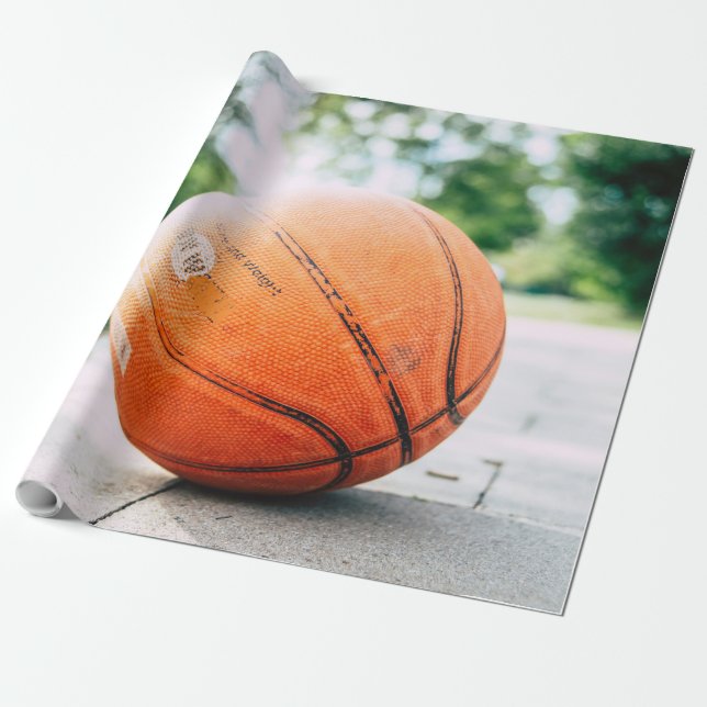 Papel De Regalo Regalo de baloncesto (Desenrollado)