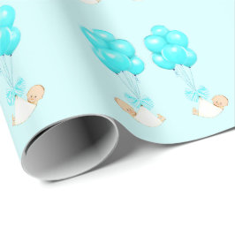 Papel De Regalo Regalo de bebé para niños gemelos