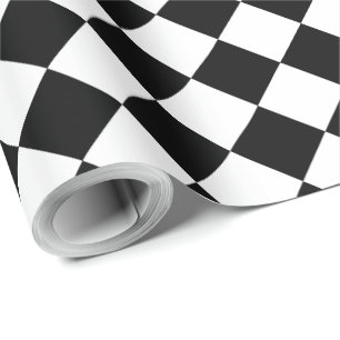 Papel De Regalo Regalo de Cuadro Negro