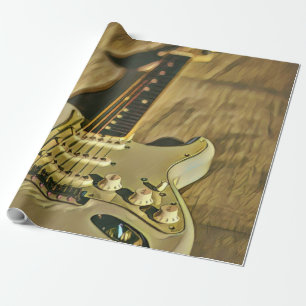 Papel De Regalo Regalo de cumpleaños de Guitariano
