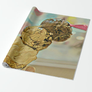 Papel De Regalo Regalo de cumpleaños de helados