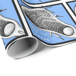 Papel De Regalo Regalo de cumpleaños de Lacrosse