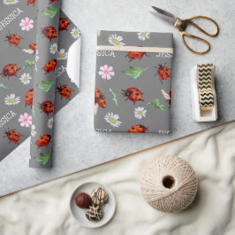 Papel De Regalo Regalo de Cute Lady Bugs