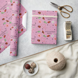 Papel De Regalo Regalo de Cute Lady Bugs