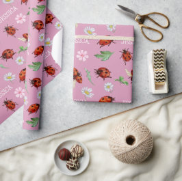 Papel De Regalo Regalo de Cute Lady Bugs
