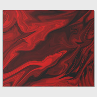 Papel De Regalo Regalo de diseño de mármol rojo de sangre
