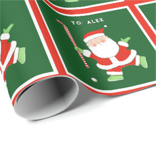 Papel De Regalo Regalo de feriado de hockey sobre hierba divertida
