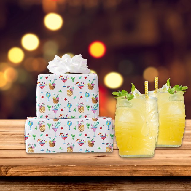 Papel De Regalo Regalo de Fiesta de cócteles (Subido por el creador)