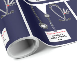 Papel De Regalo Regalo de fiesta de graduación de enfermería