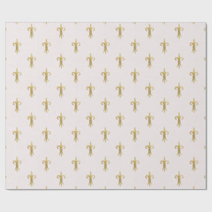 Papel De Regalo Regalo de flauta rosa suave de color francés