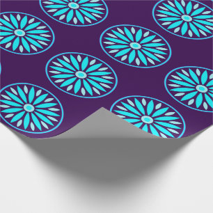 PAPEL DE REGALO REGALO DE FLOR MODERNA Y COLORIDA PARA HIJA HERMAN
