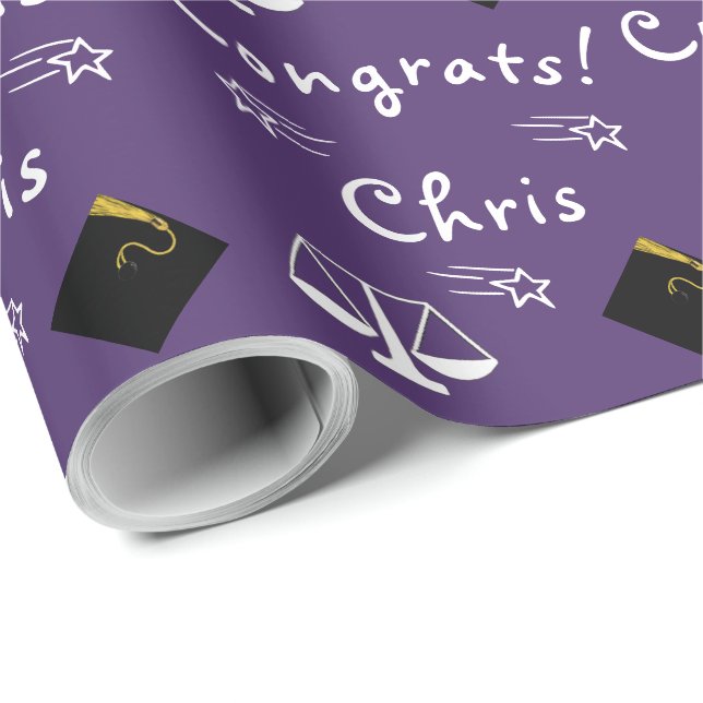 Papel De Regalo Regalo de Grad School de Derecho (Esquina del rollo)