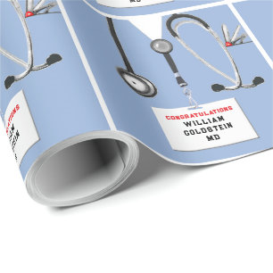 Papel De Regalo Regalo de graduación de la facultad de medicina