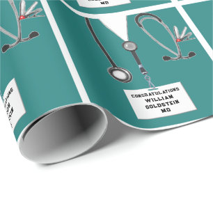 Papel De Regalo Regalo de graduación del médica