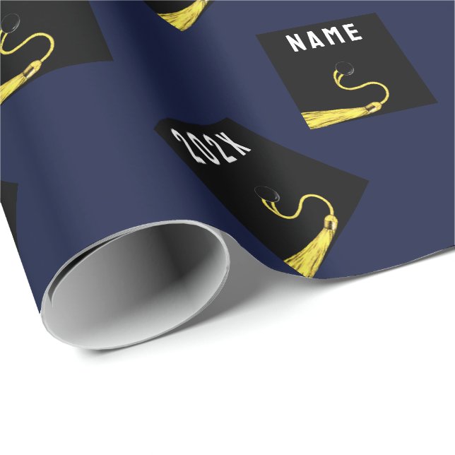 Papel De Regalo Regalo de graduación personalizada 2025 (Esquina del rollo)