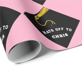 Papel De Regalo Regalo de graduación rosado