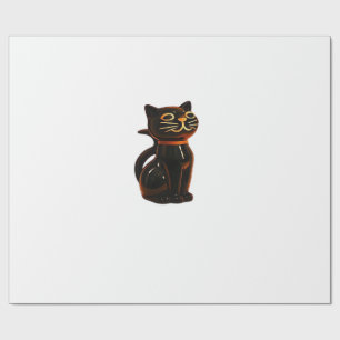 Papel De Regalo Regalo de Halloween de gato Grusel camiseta clásic