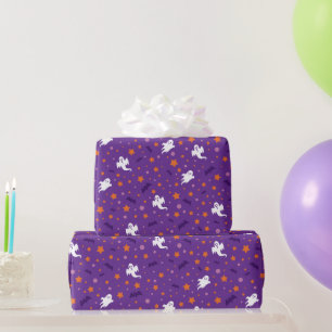 Papel De Regalo Regalo de Halloween de pequeño fantasma y estrella