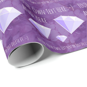 Papel De Regalo Regalo de joyas de diamantes de piedras angulares