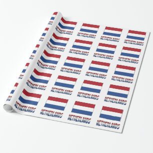 Papel De Regalo Regalo de la bandera de los Países Bajos