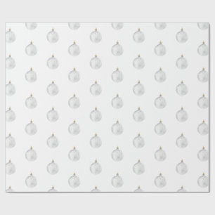 Papel De Regalo Regalo de la lámpara de Navidades blancos pálido