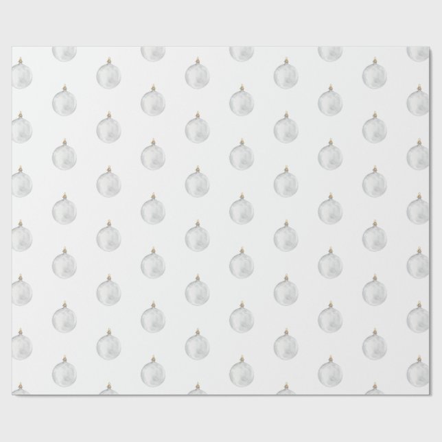 Papel De Regalo Regalo de la lámpara de Navidades blancos pálidos  (Superficie plana)
