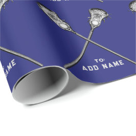 Papel De Regalo Regalo de Lacrosse personalizado