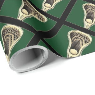 Papel De Regalo Regalo de Lacrosse Verde