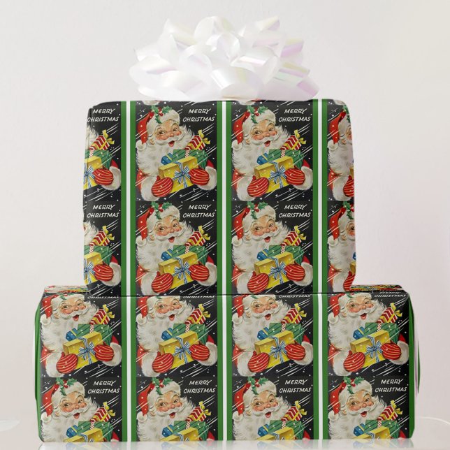 Papel De Regalo Regalo de los Navidades nostálgicos de Santa Claus (Subido por el creador)