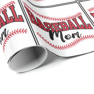 Papel De Regalo Regalo de mamá de béisbol
