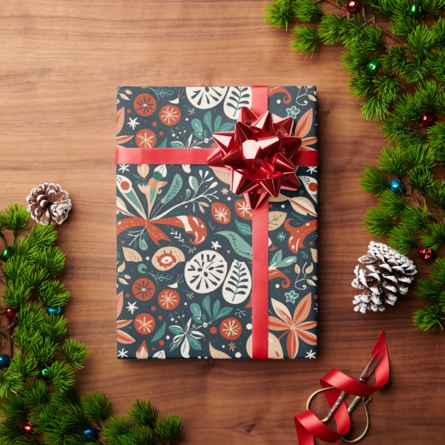 Papel De Regalo Regalo de Navidad (Regalo de vacaciones)