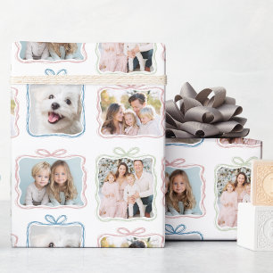 Papel De Regalo Regalo de Navidad con varias fotos