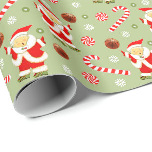 Papel De Regalo Regalo de Navidad de Baloncesto para Chicas
