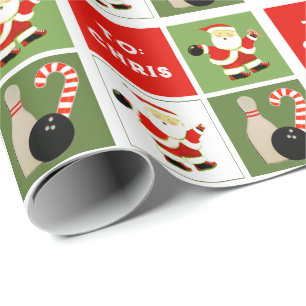 Papel De Regalo Regalo de Navidad de bolos