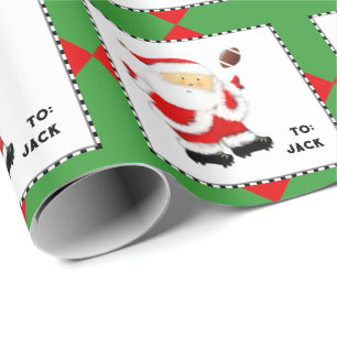 Papel De Regalo Regalo de Navidad de fútbol