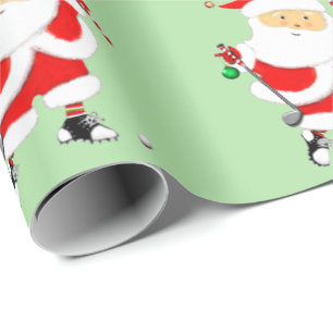 Papel De Regalo Regalo de Navidad de Golf
