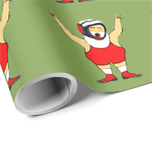 Papel De Regalo Regalo de Navidad de lucha libre