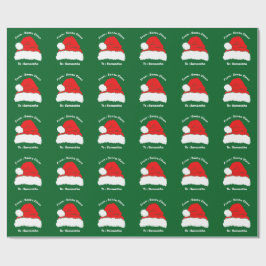 Papel De Regalo Regalo de Navidad de Papá Noel