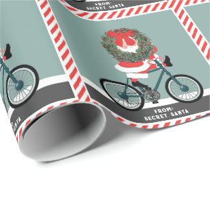 Papel De Regalo Regalo de Navidad de Santa Secreto
