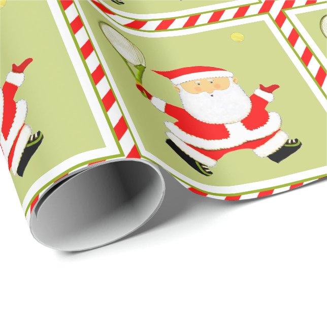 Papel De Regalo Regalo de Navidad de tenis (Esquina del rollo)