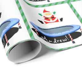 Papel De Regalo Regalo de Navidad de trampolín